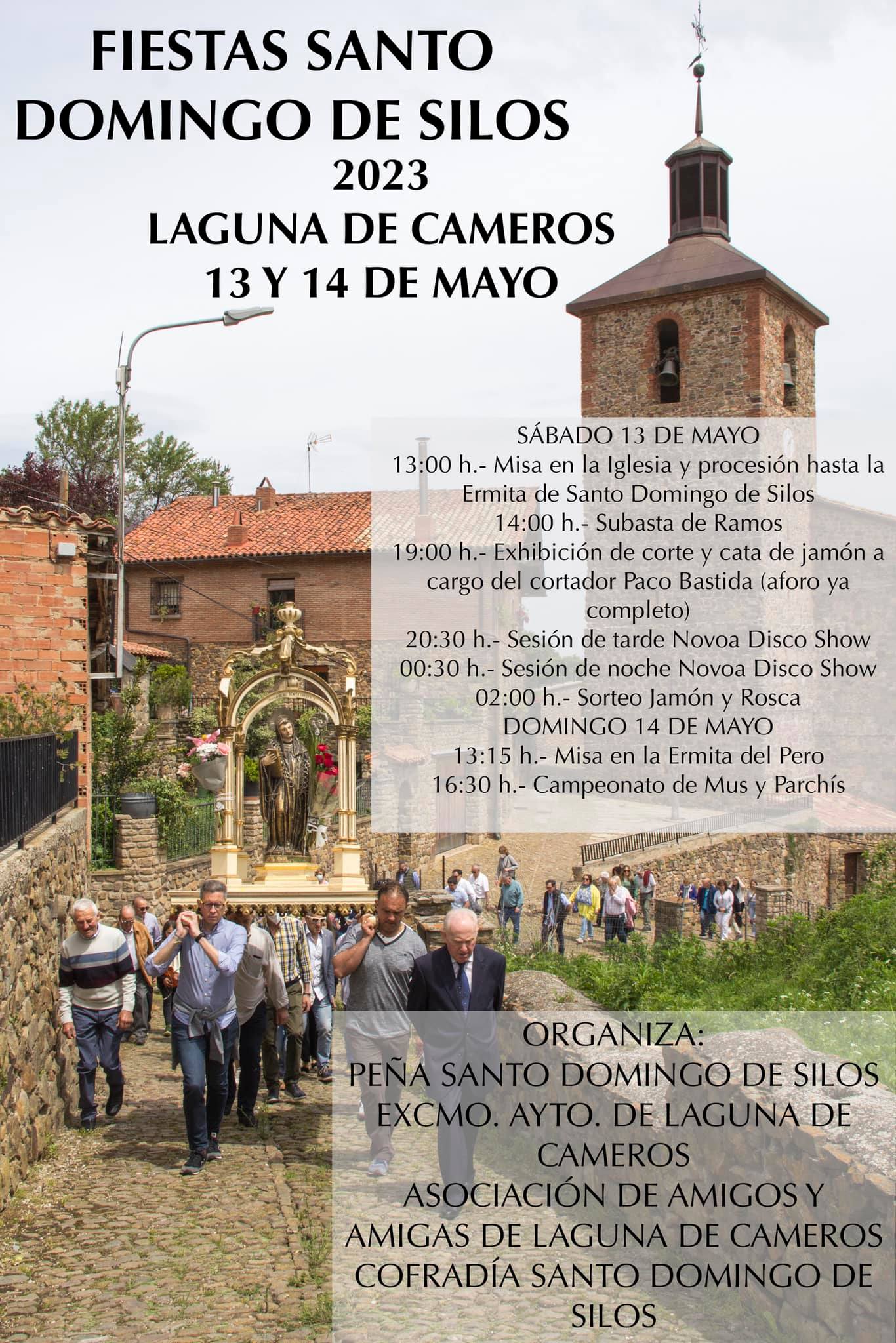 Fiestas patronales en honor a Santo Domingo de Silos 2023 Laguna de Cameros